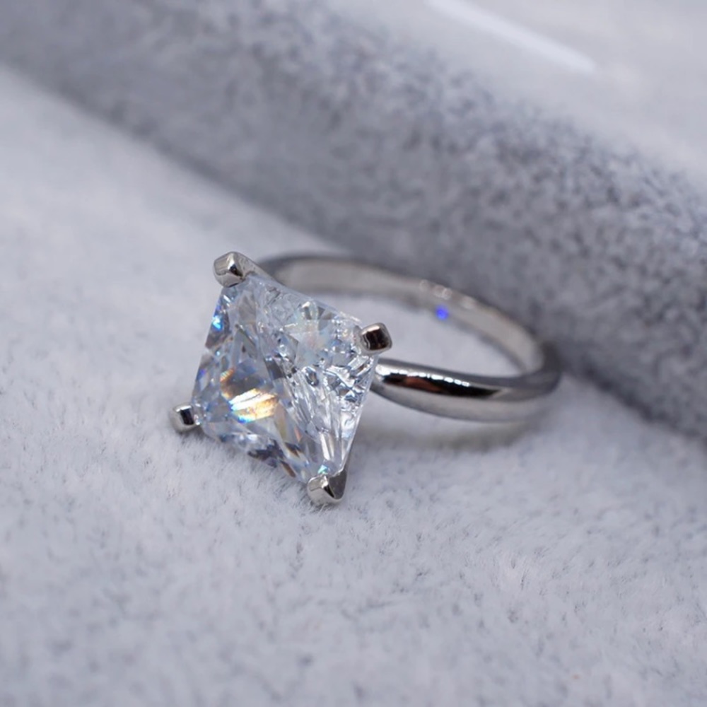 🔥💎New white sapphire sterling silver ring - Picture 4 of 4